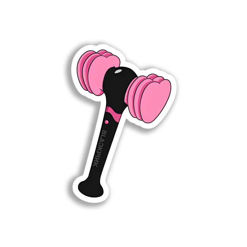 Blackpink Lightstick Hammer Sticker