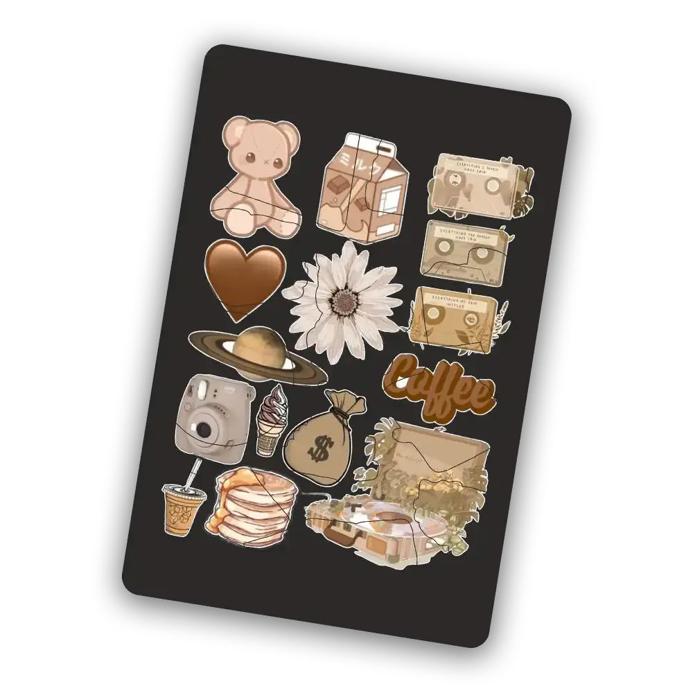 Vintage Retro Aesthetic  - Mini Sticker Sheet