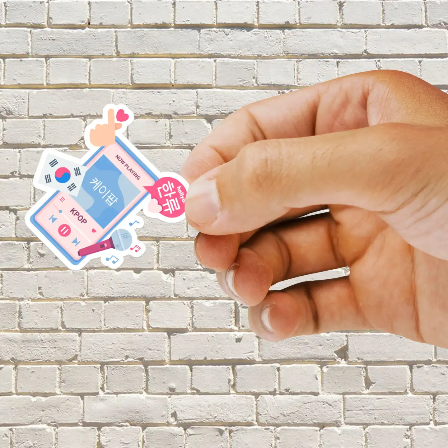 K-Pop Music Players Sticker