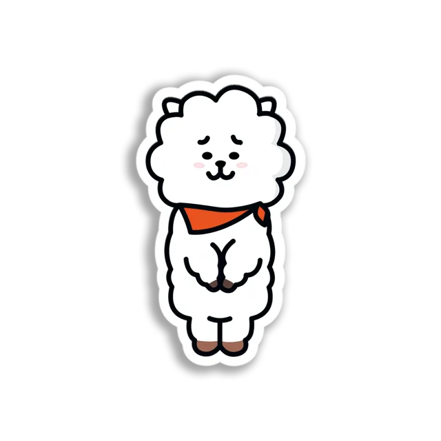 Adorable BT21 Van Sticker