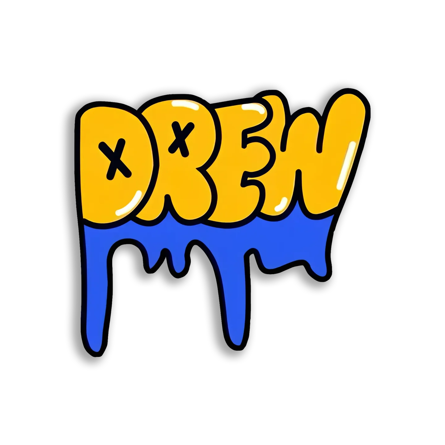 Drippy Drew Logo Sticker
