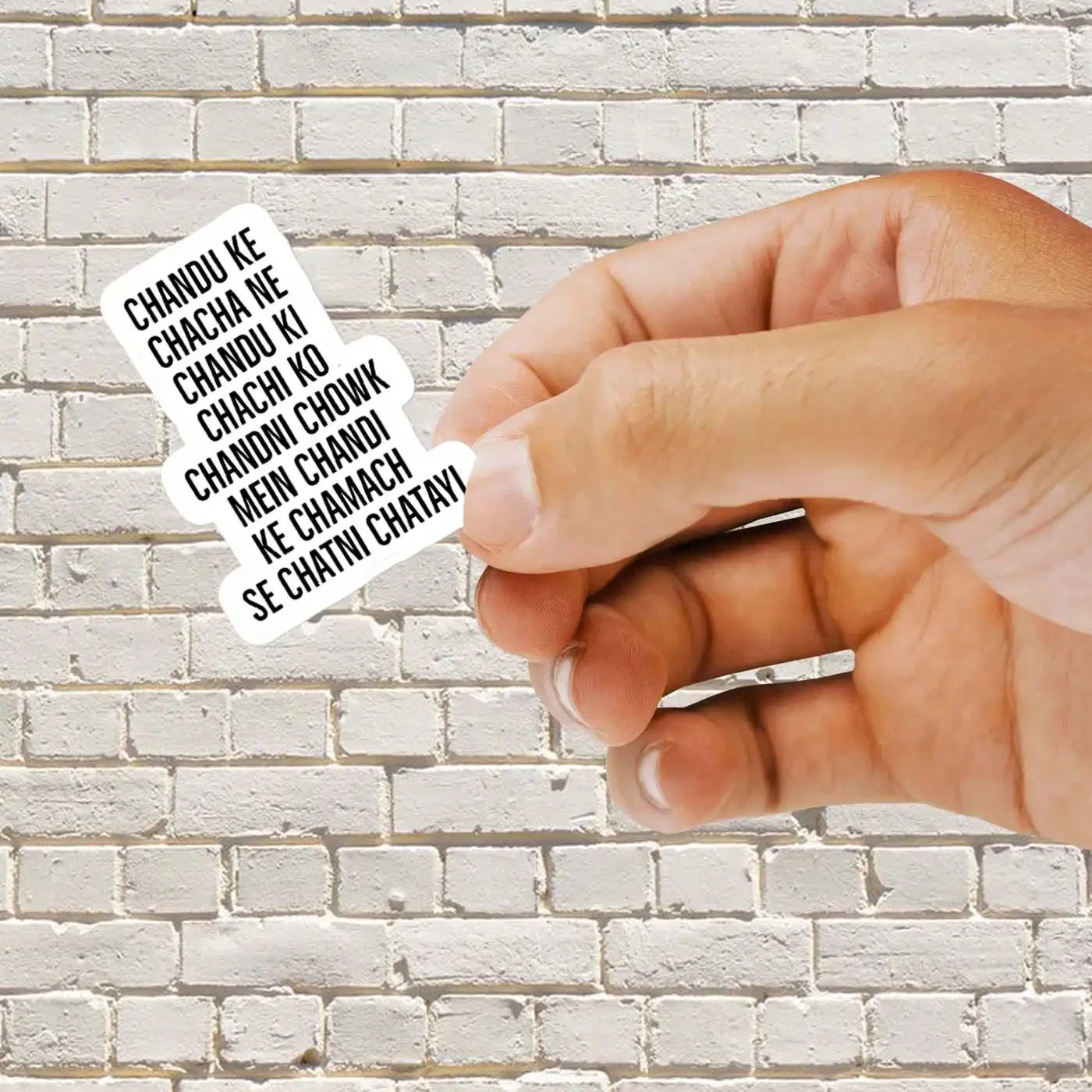 Chandu ke chacha Sticker