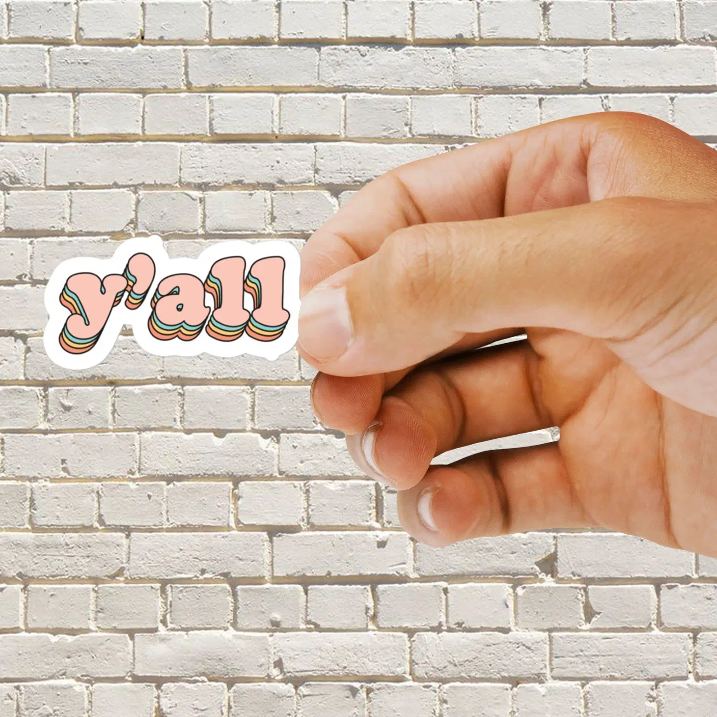 Groovy Y'all Sticker