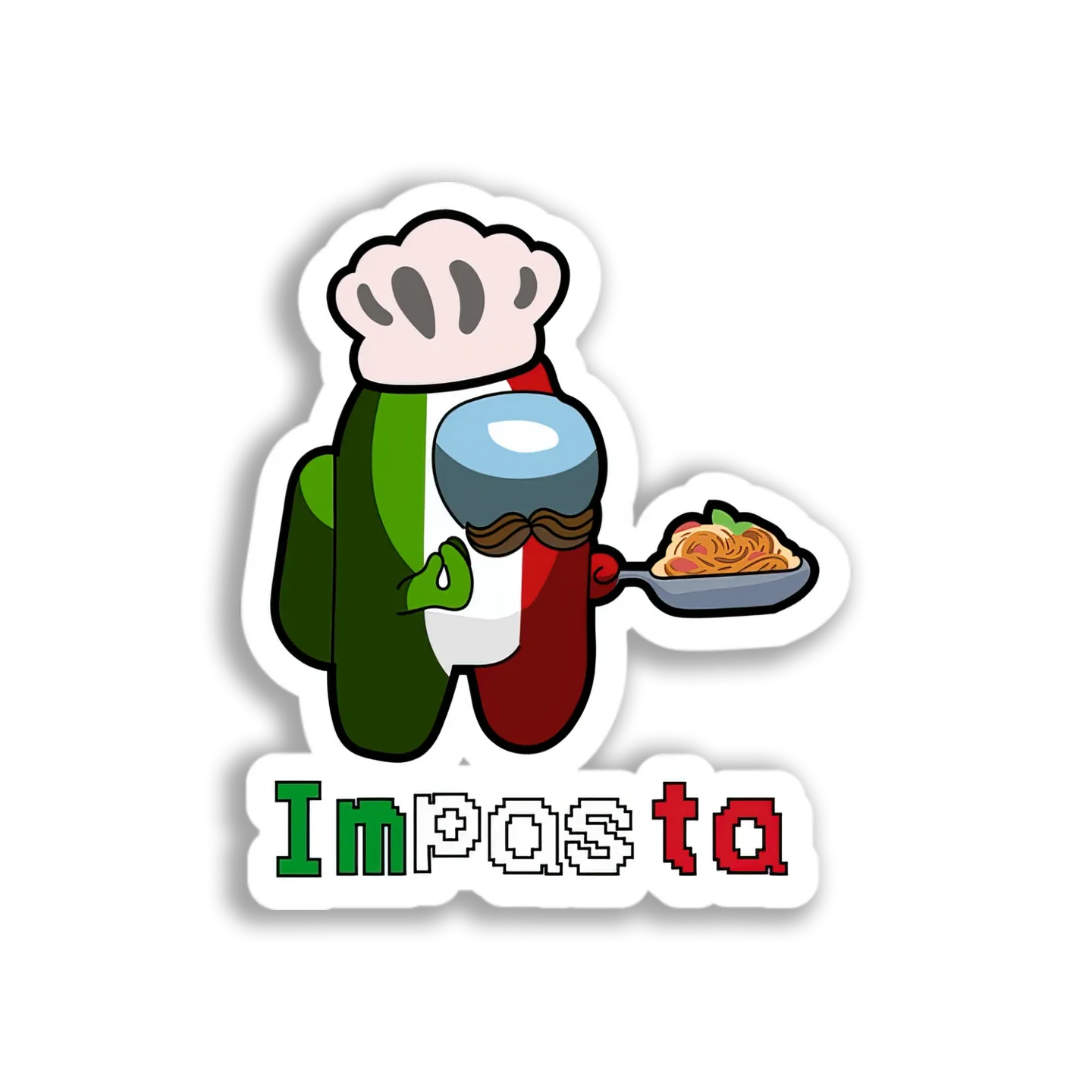 Italian Impasta Chef Sticker