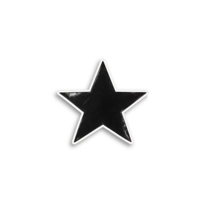 Black Star Sticker