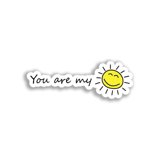Smiling Sun Sticker