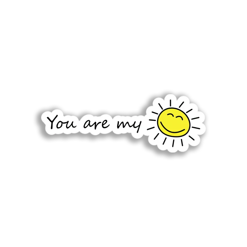 Smiling Sun Sticker