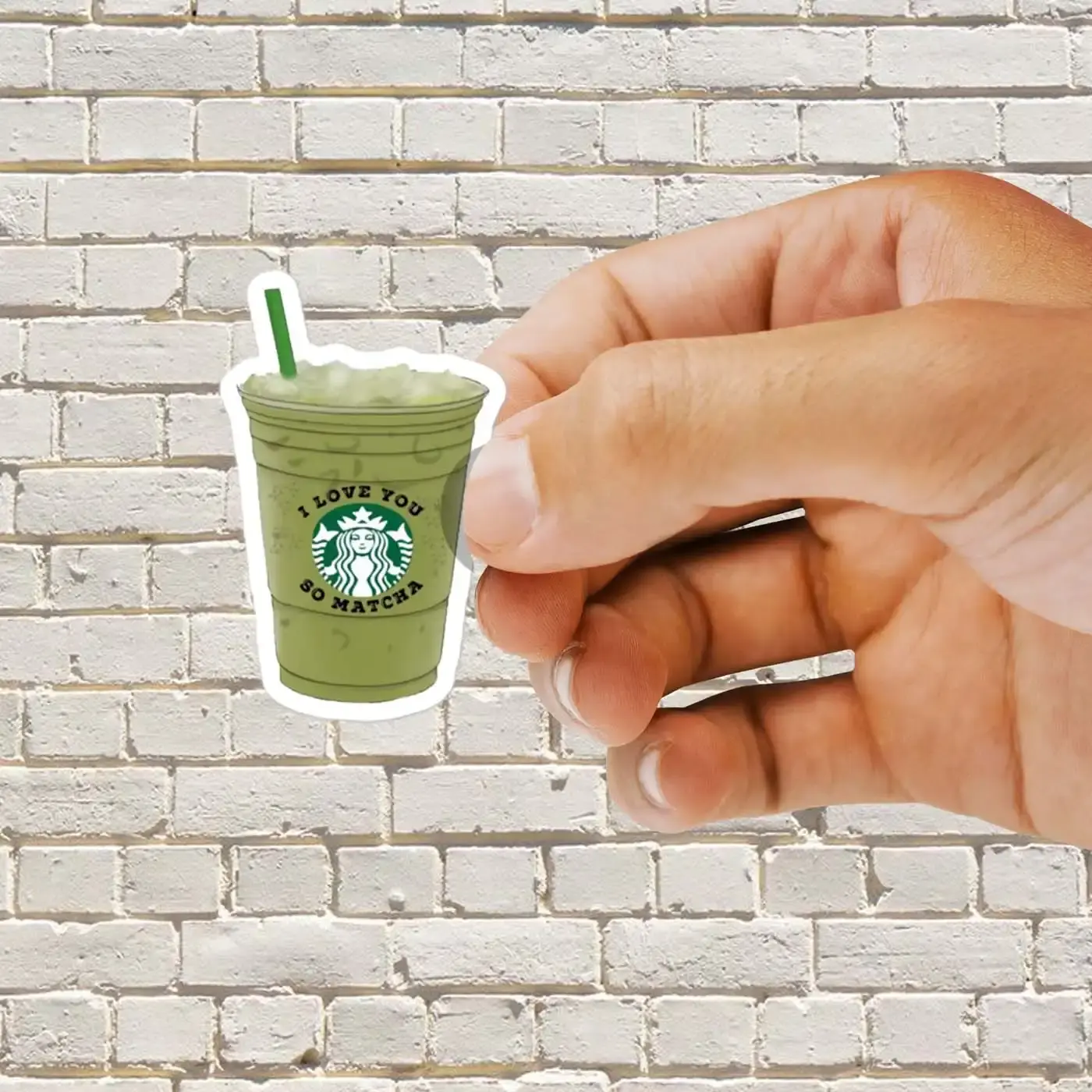 I love you so matcha Sticker