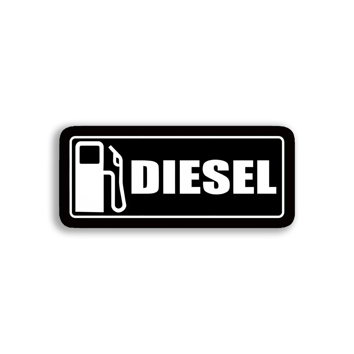 Diesel Fuel Only Sign Car Sticker