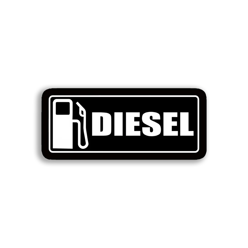 Diesel Fuel Only Sign Car Sticker
