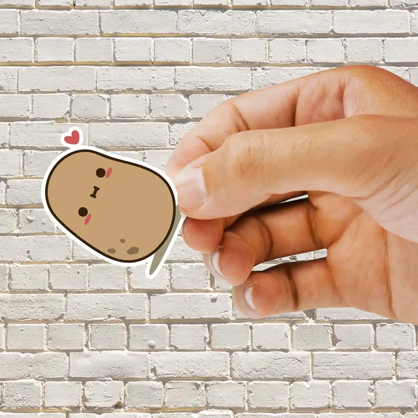 Cute Potato in love Sticker