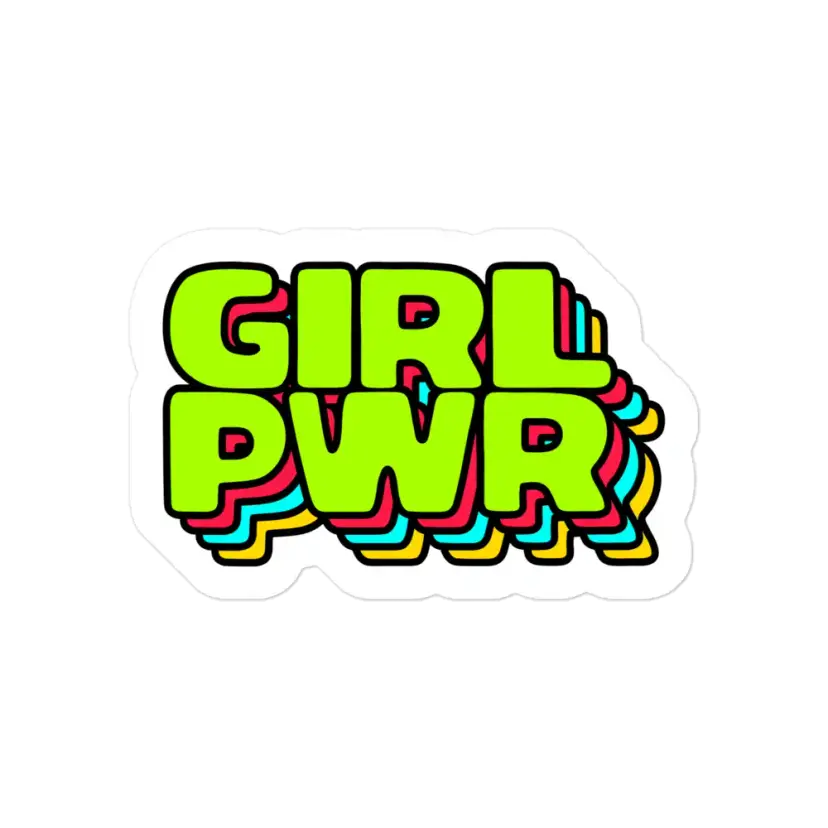 Girl Power Sticker