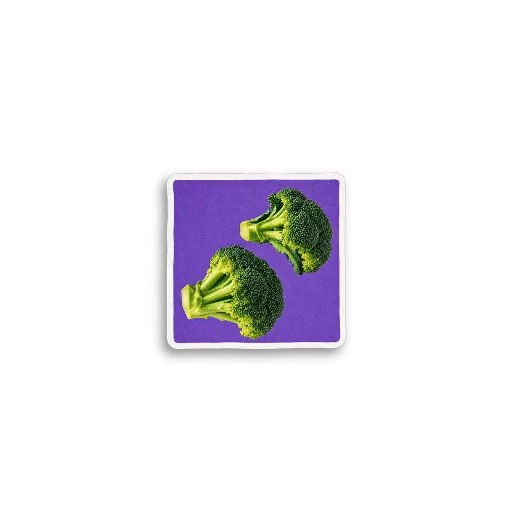 Broccoli Twins Sticker