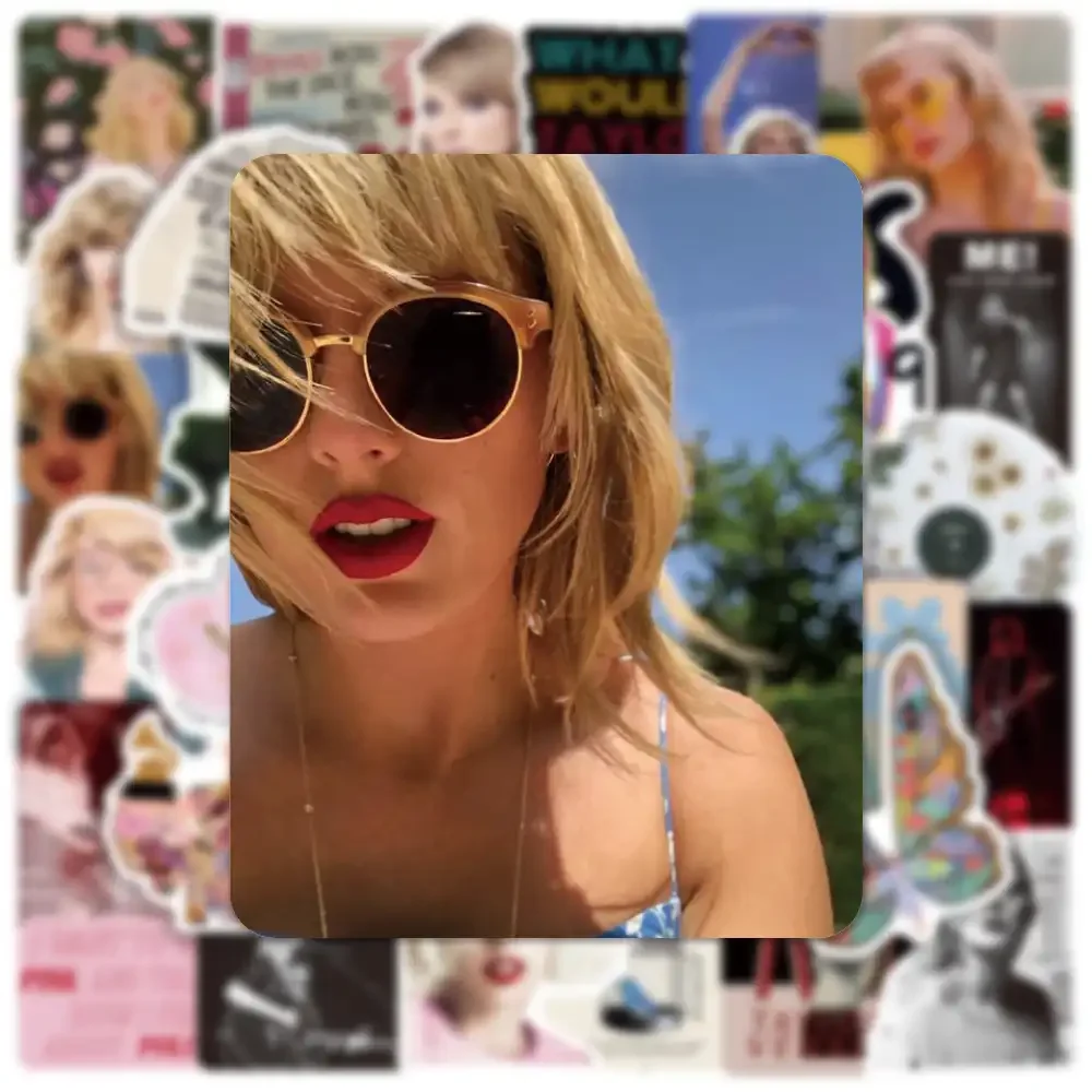 Taylor Folklore Stickers for Laptop Pack of 50