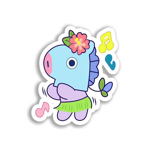 Dancing BT21 Cooky Sticker
