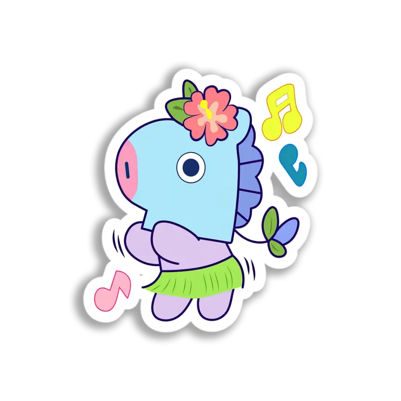 Dancing BT21 Cooky Sticker