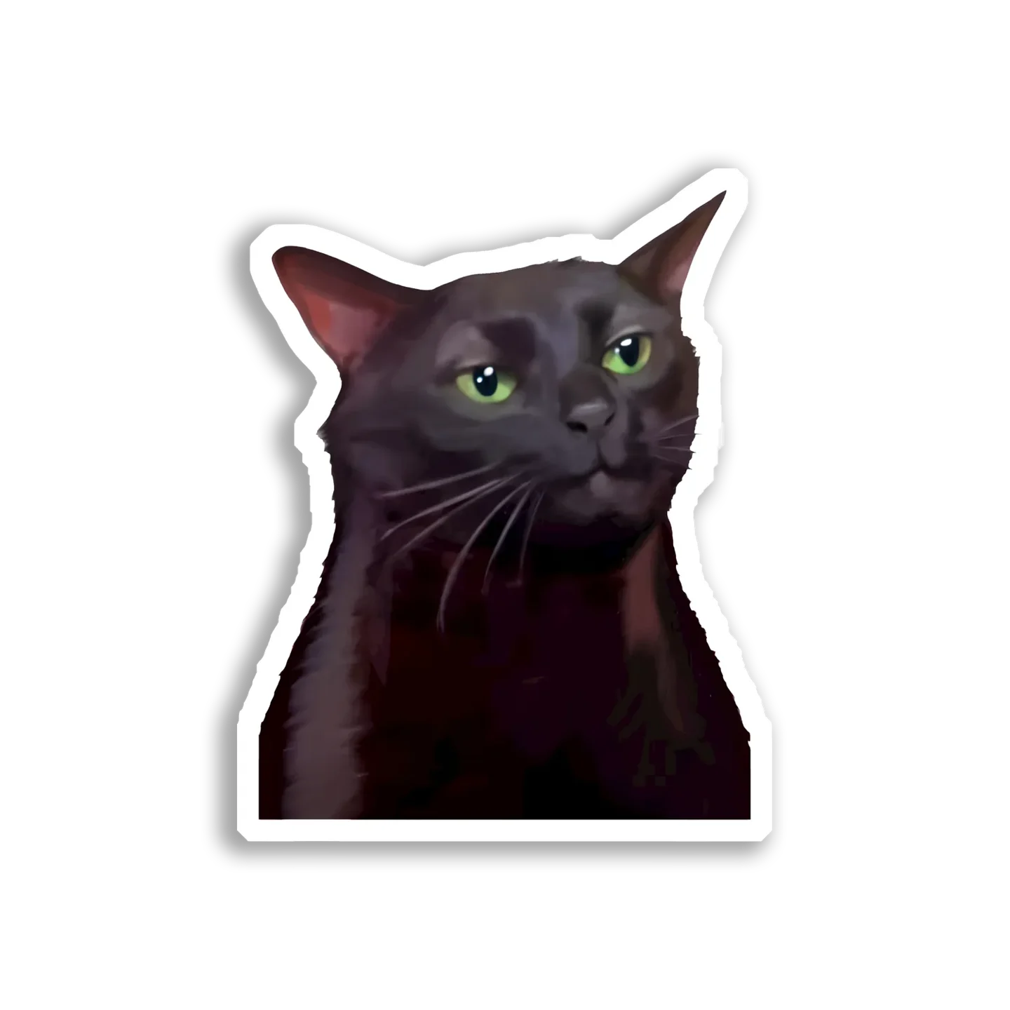 Woman Yelling at a Cat Meme Sticker
