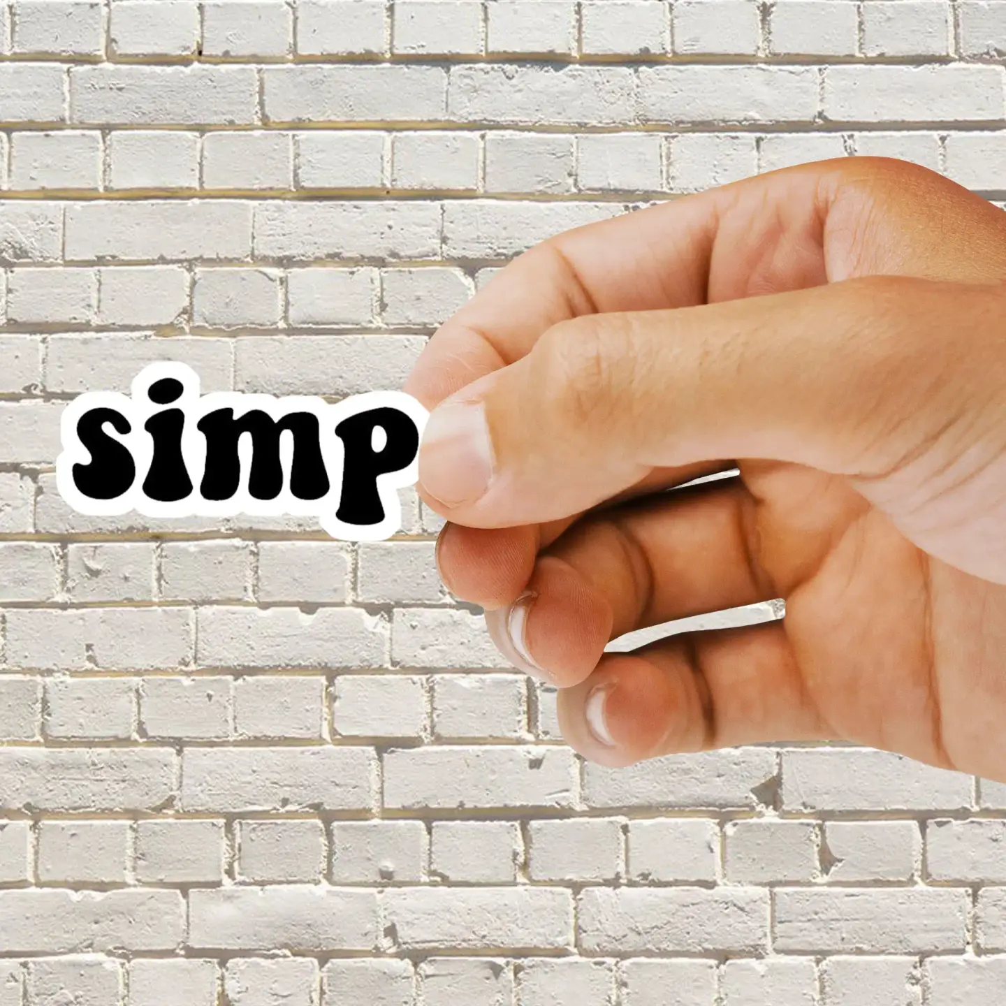 Simp Sticker
