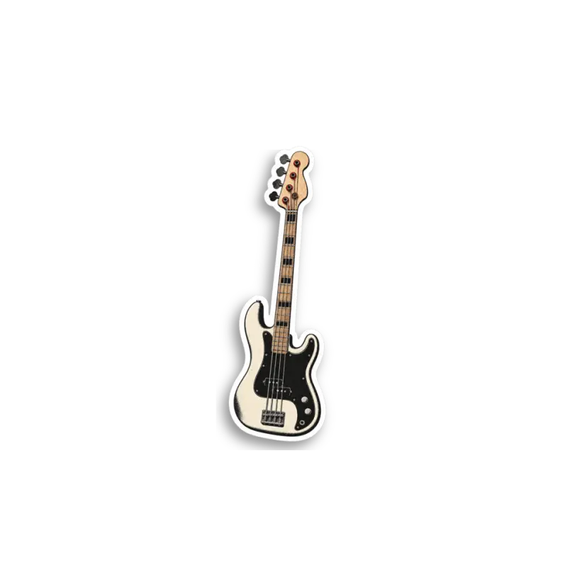 Cream Electric Guitar Sticker