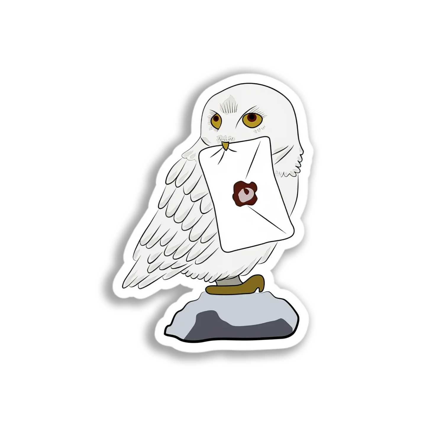 Snowy Owl Messenger Sticker