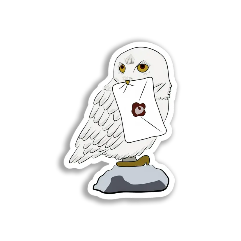 Snowy Owl Messenger Sticker