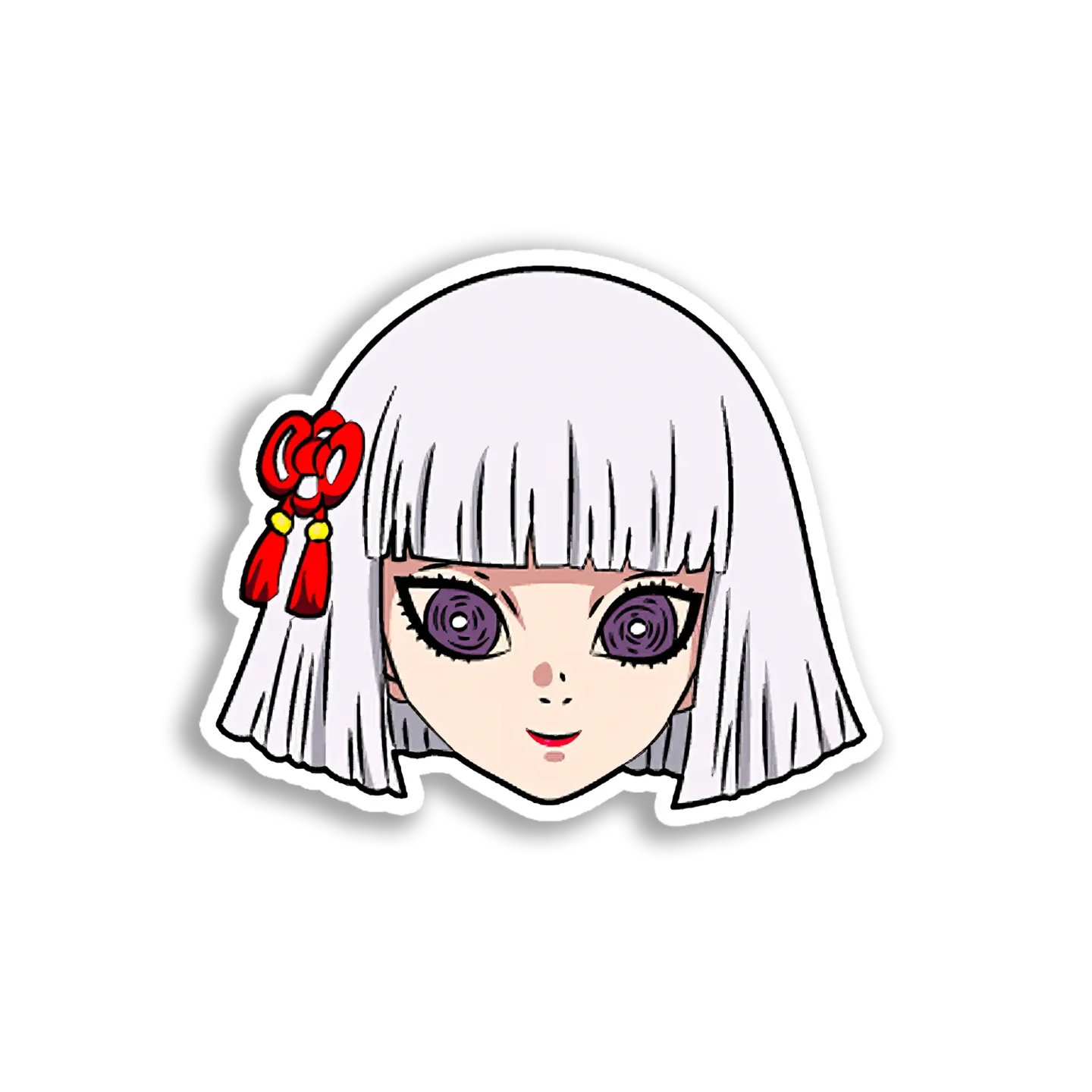 Anime Girl Face Sticker