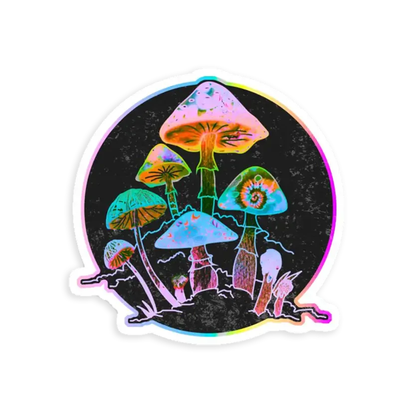 Garden of Shrooms Sticker