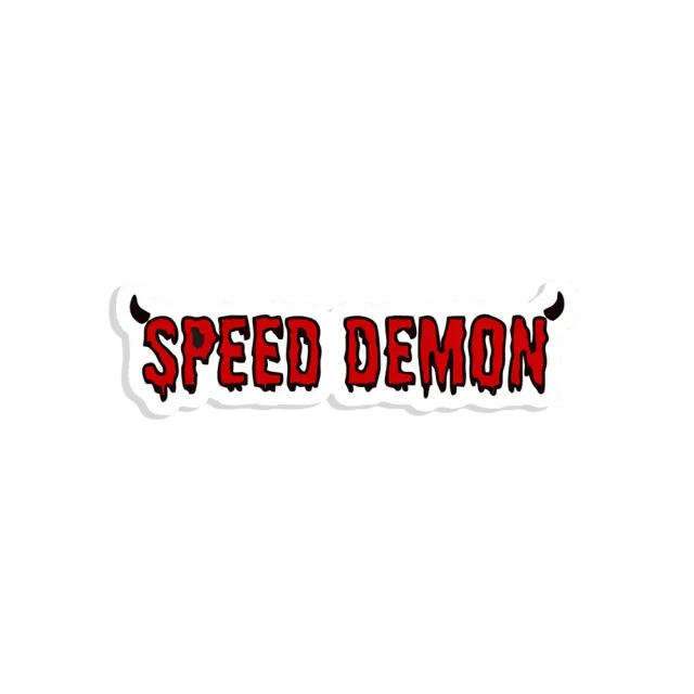 Speed Demon Sticker