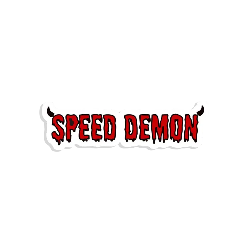 Speed Demon Sticker