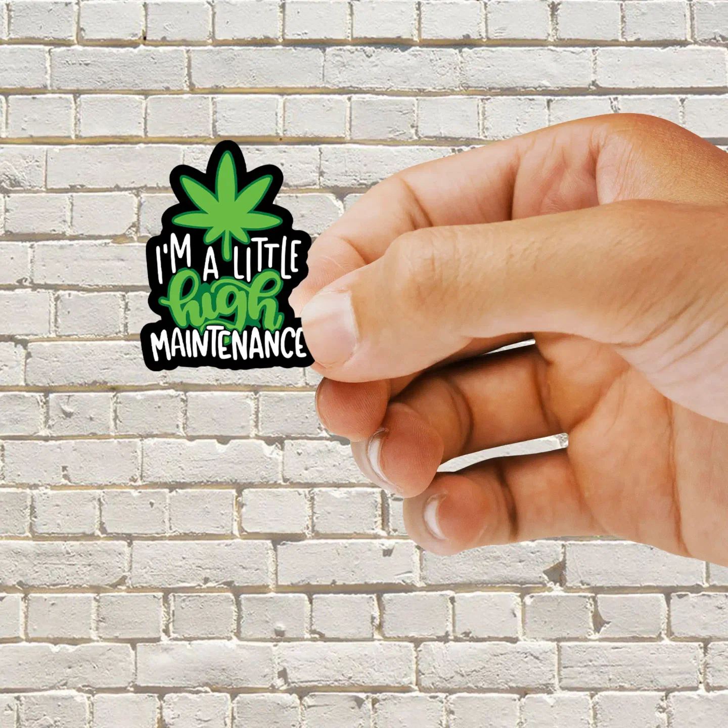High Maintenance Sticker