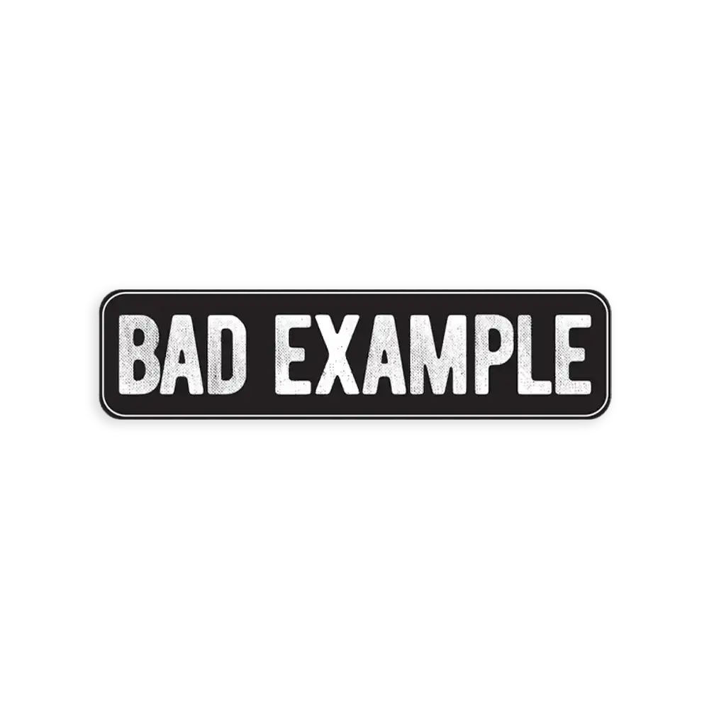 Bed Example Car Sticker