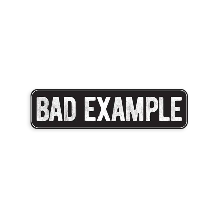 Bed Example Car Sticker