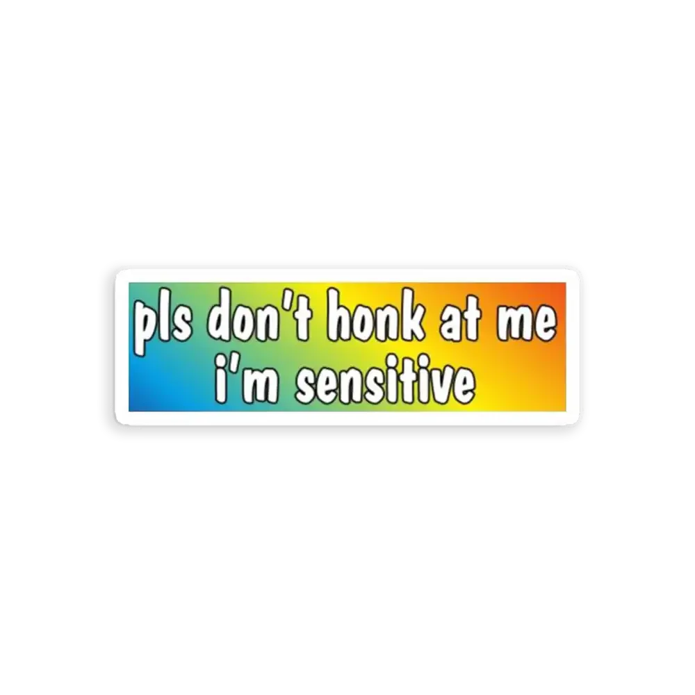 Please dont honk Car Sticker
