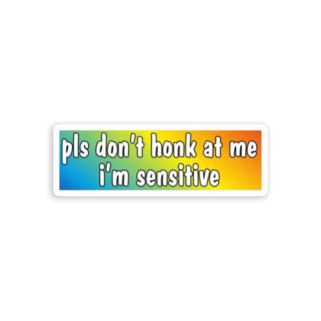 Please dont honk Car Sticker