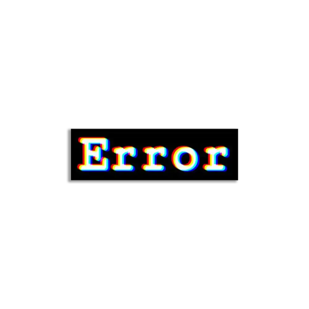 Error Sticker