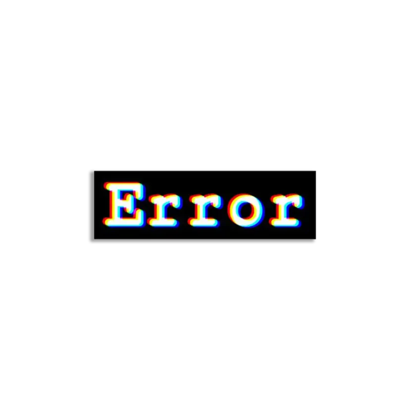 Error Sticker