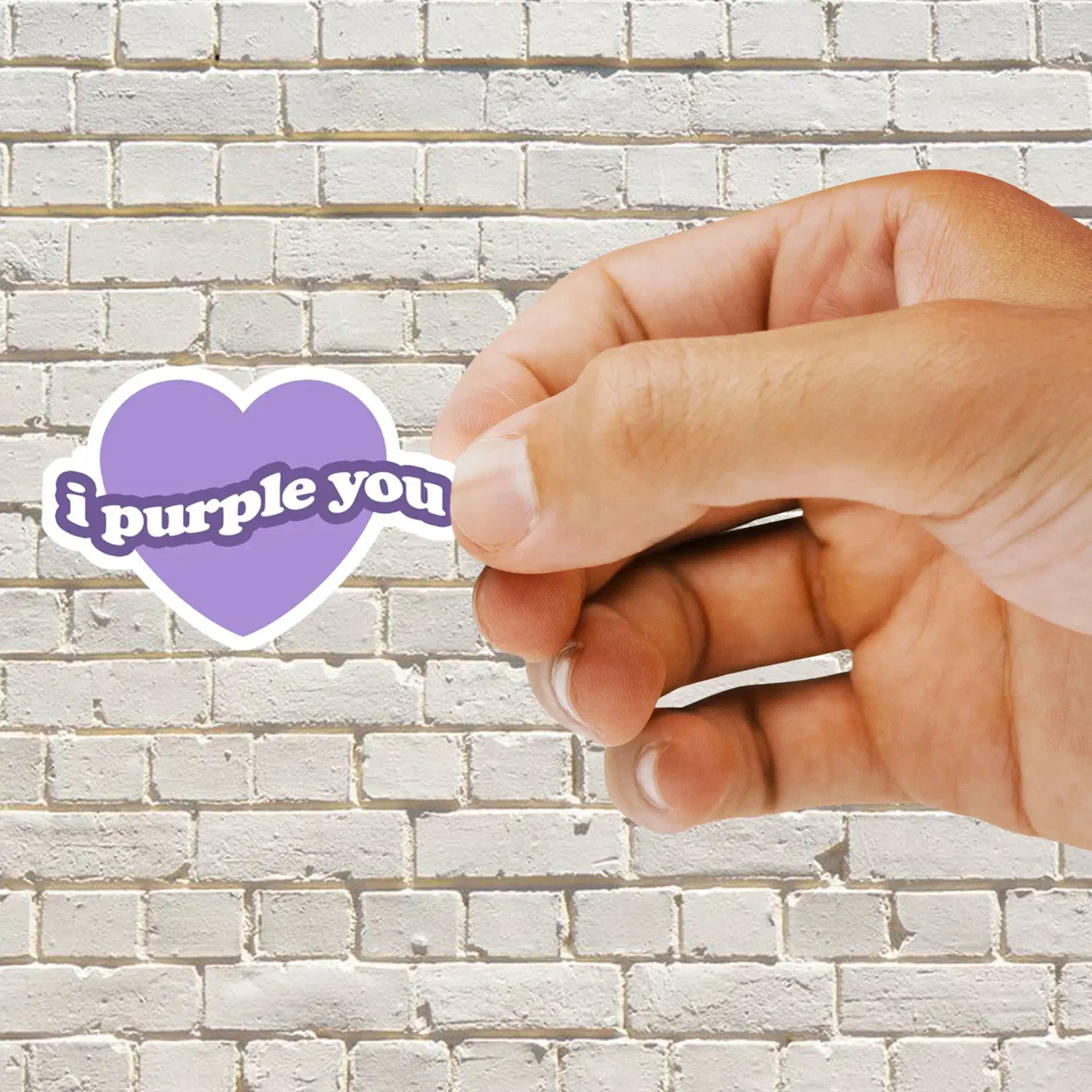 I purple you Sticker