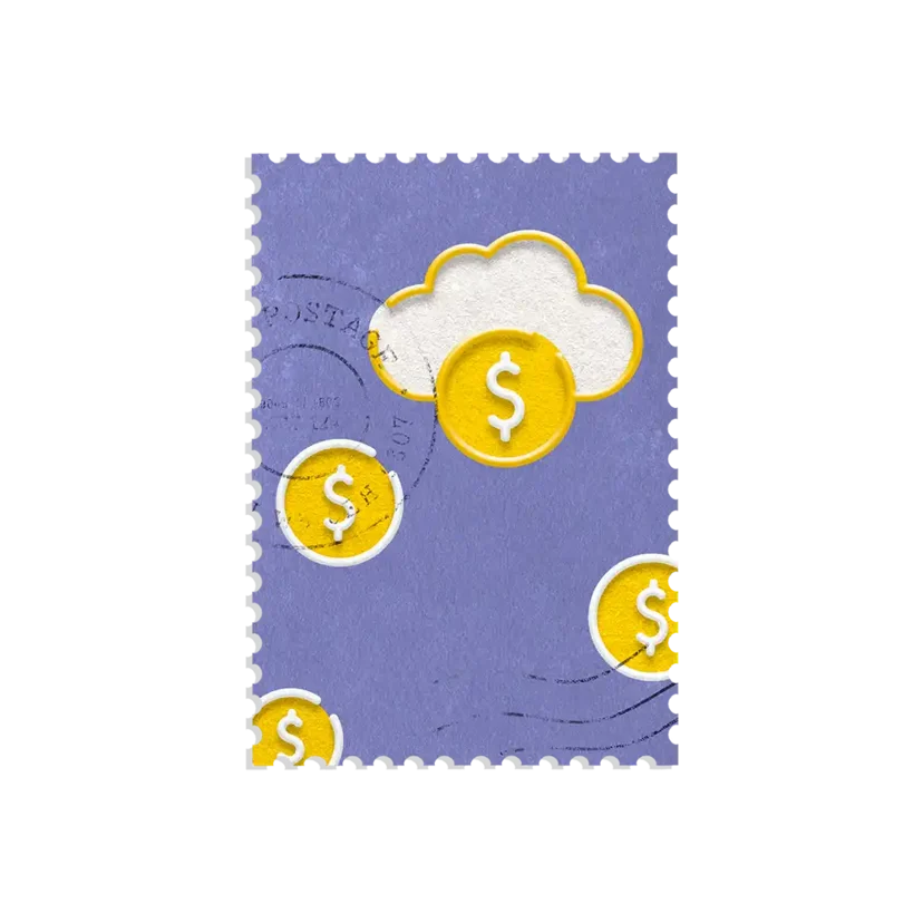 Money Finance Stamp Sticker