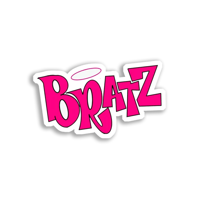 Bratz Logo in Pink Sticker