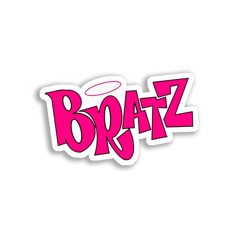 Bratz Logo in Pink Sticker