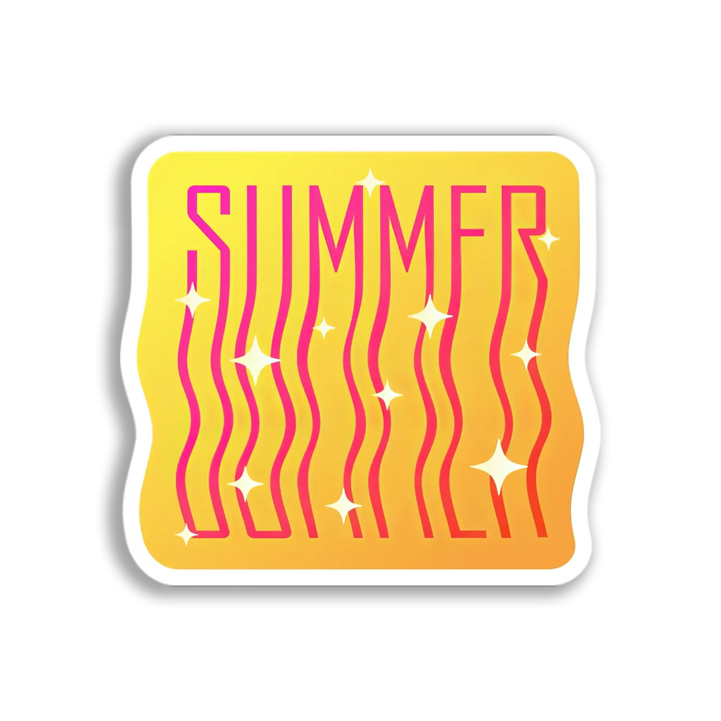 Summer Vibes Graphic Sticker