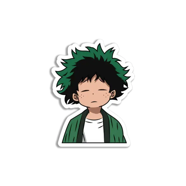 Izuku Midoriya Tired Sticker