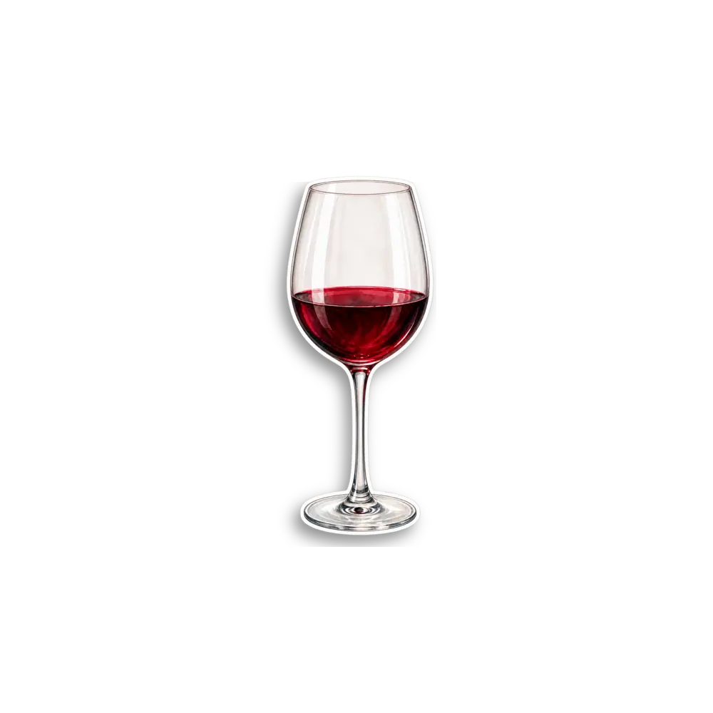 Red Wine Sticker