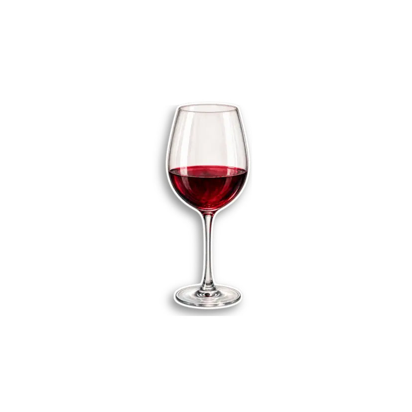 Red Wine Sticker