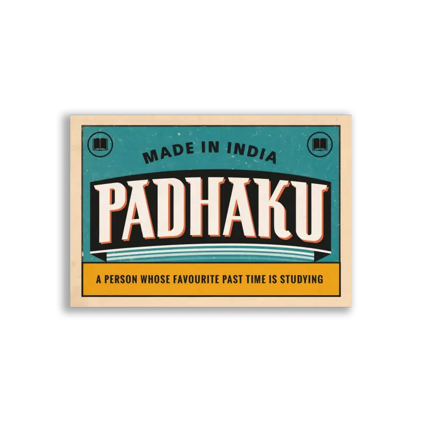 Made in India Padhaku Sticker