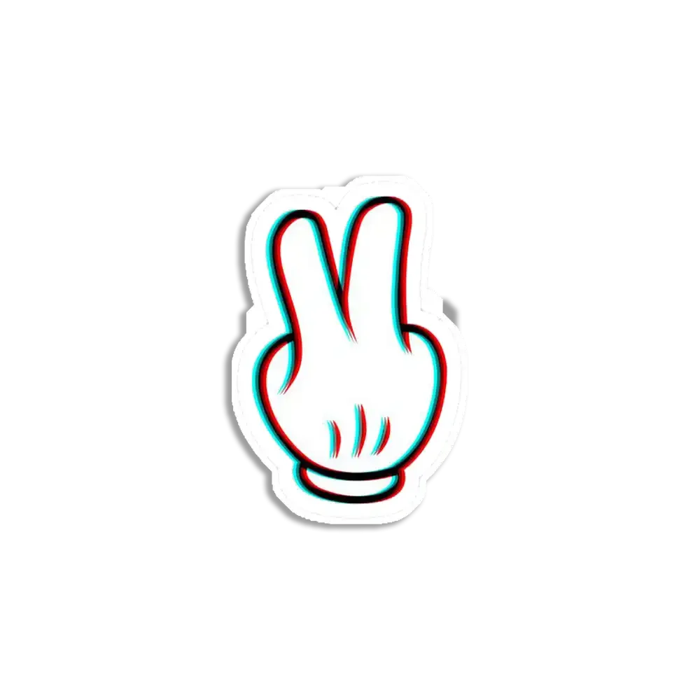 Trippy Peace Sticker