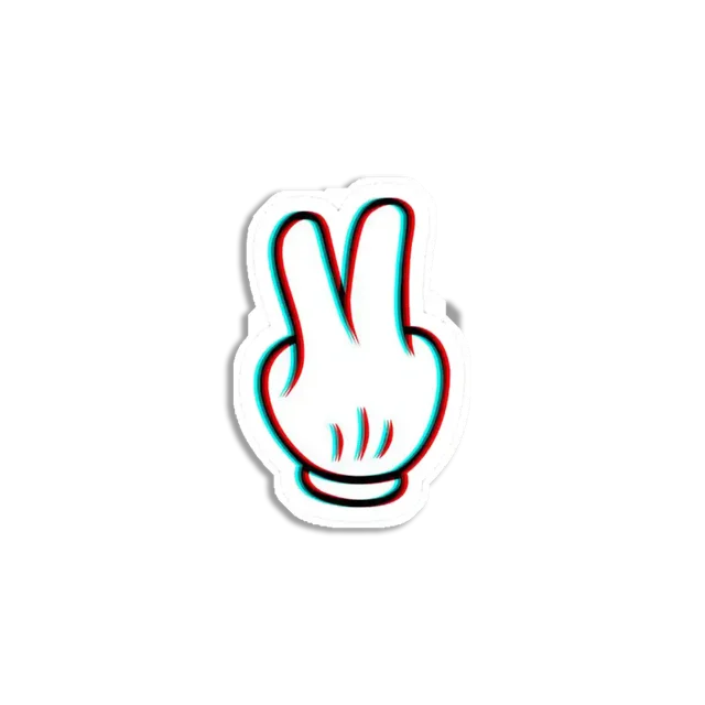Trippy Peace Sticker