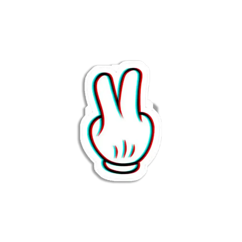 Trippy Peace Sticker