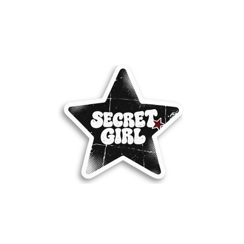 Secret Girl Star Sticker