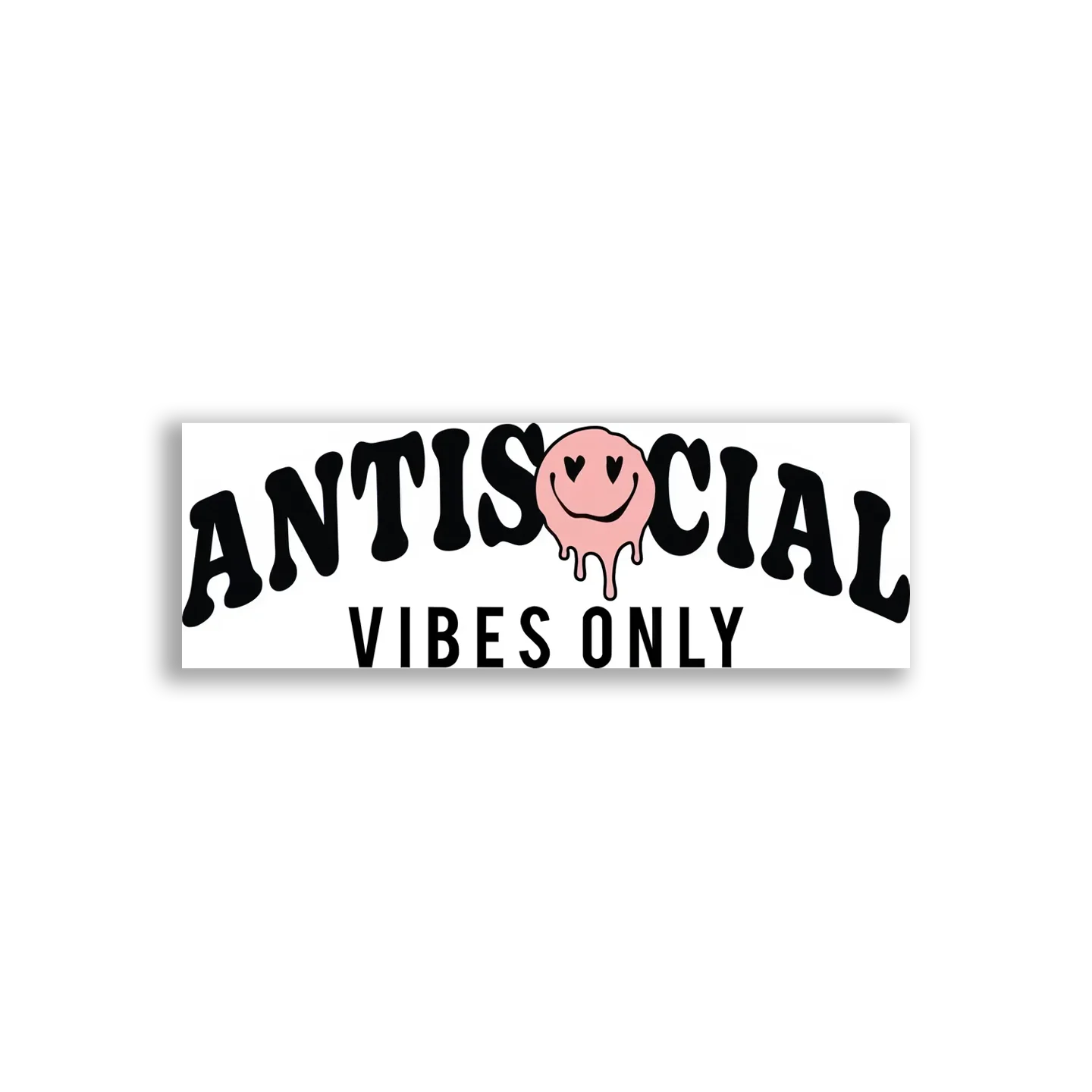 Antisocial Vibes Only Sticker